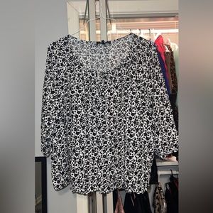 3/4 sleeve dress top